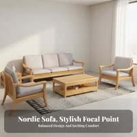 Sofa Table Solid Wood Storage Side Table Modern Design Wooden Bedside Cabinet for Apartment Dwellers, Adults, Small Areas, Bedroom, Hallway