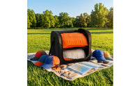 Structured Hat Storage Bag Portable Hat Box with Shoulder Strap Adjustable Baseball Cap Carrier Heavy-Duty for Travelers, Travel, Car