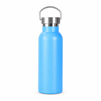 Brushed Metal Finish Vacuum Insulated Bottle Double Wall Insulation Drinkware for Outdoor