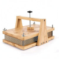 Wooden Flower Presser DIY Flower Presser with Hand Knob Absorbent for Crafters