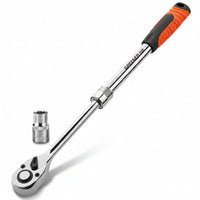 72-Tooth Telescopic Ratchet Wrench with Adjustable Handle Anti-Slip Telescopic Ratchet Wrench Heavy Duty for Diyers