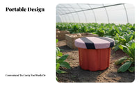 Multi-Functional Portable Picking Stool Labor-Saving Low Profile Farming Stool Long-Lasting for Gardeners, Construction Workers, Harvesting