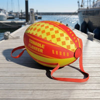 Nylon Inflatable Towable Tube Heavy-Duty Inflatable Tube Water Toy for Boating, Lake