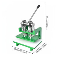 Manual Die Cutter Stable Base Textile Cutting Machine Heavy Duty Industrial Tool for Factory