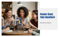 Pocket Series Urban Exploration Board Game, Tower Theme, Portable Card Game, Multiplayer Party