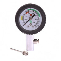 Two-Scale Scale Sports Ball Pressure Gauge Metal Body Ball Pressure Gauge Inflation Needle Release Valve
