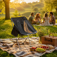 Lightweight Moon Chair Foldable Portable Camping Chair Heavy Duty for Picnic, Travel, Fishing