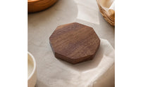 Premium Solid Walnut Display Base Minimalist Walnut Display Base Modern Wooden Pedestal Simple for Collectors