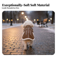 Comfortable Small Dog Winter Jacket Skin-Friendly Winter Dog Coat Easy On and Removed for Young Dogs, Daily Wear, Walking, Outdoor