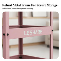 With casters 3-Tier Rolling Organizer Easy to Move 3-Tier Rolling Shelf Multi-Purpose Storage Trolley Space-Saving for Apartment Dwellers, Office Workers, Under Desk, Small Spaces, Living Room, Bedroom