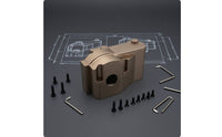 RC Car Gearbox Housing Upgrade RC Gearbox Cover with Screws Upgraded for Drivetrain Maintenance