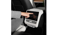 Custom Fit Rear AC Vent Cover Scratch Resistant Carbon Fiber Vent Trim Glossy Finish Rear Console Screen Frame Prevents Debris for Electric Vehicle Model 3 Sedan Owners