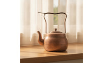 Hammered Kettle Traditional Copper Kettle Rustic Stovetop Teapot for Kitchen