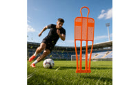 Soccer Training Mannequin Flexible Soccer Mannequin Flexible-Spring Kick Wall for Coaches, Teams