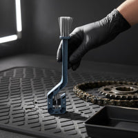 3-Sided Bristles Cycle Chain Brush Easy To Use Bike Gear Cleaning Brush for Cyclists