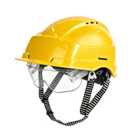 Safety Helmet with Face Visor Detachable Safety Helmet with Chin Strap Hard Hat with Chin Strap Adjustable for Builders