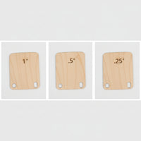 3 Pieces Guitar Neck Shim with Taper Stable Maple Wood Shim Accessory for Guitarists, Workshop