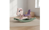 Multifunction Ride Toy Cognitive Training Easy to Move Rocking Horse for Children