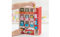 Batterybattery-Not-Required Wooden Vending Machine Tabletop Toy Vending Machine Interactive Educational for Children, Toddlers, Preschoolers, Playroom, Classroom