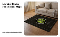 Non-Slip Basketball Training Mat Easy to Clean Indoor Basketball Practice Mat Noise Reducing Sports Equipment Soundproofing for Beginners, Athletes, Coaches, Home, Gym, Living Room, Garage