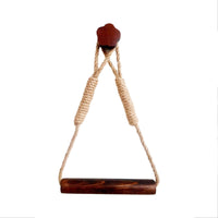 Rope Toilet Paper Holder Handmade Rustic Toilet Roll Hanger for Restroom