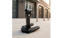 Space Saving Folding Bike Foot Peg Easy to Install Electric Bike Footrest Sturdy Foldable Footrest Long-Lasting for Ride Sharing, City Riding