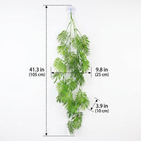 Snake Accessories for Vivarium, Textured Grip Vine Reptile Plants, 1cm Diameter Reptile Plants for Terrariums with Suction Cup Mounting