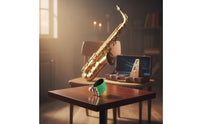 Easy Installation Saxophone Ligature Single Screw Design Saxophone Mouthpiece Clamp Long-Lasting Metal Construction Sax Mouthpiece Clamp