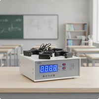 Digital Photogate Timer Four-Figure Physics Timing Unit with Photogates Large Desktop Timer for Classroom