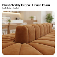Double-Sided Curved Sofa Freestanding Commercial Furniture Modern design Lounge Seating for Shopkeepers, Business Owners, Cafes, Salons, Retail Stores