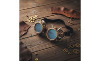 Steampunk Goggles Studded Eyewear Unique for Festivals