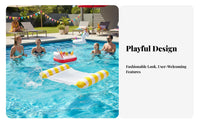 Buoyant Lounge Chair Foldable Inflatable Water Hammock Portable Water Hammock Float for Adults, Seniors, Beach, Sea, Vacation