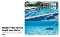 Swimming Pool Brush Pool Cleaning Brush Screw Mount Deep Clean