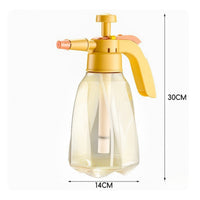 Pressurized Spray Bottle Transparent Spray Bottle with Trigger Lock Handheld Pump Sprayer Multi-Purpose Plant Mister Continuous