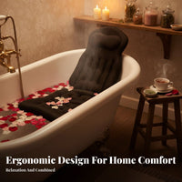 Full Full-Length Bath Mat Machine Launderable Full Full-Length Bathtub Mat Mesh Bath Lounger Additional Thick Padding Non-Slip