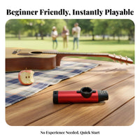 Easy to Learn Metal Kazoo Rust-Proof Aluminum Alloy Kazoo Rich Sound for Beginners, Musicians, Music Class, Performance, Festival