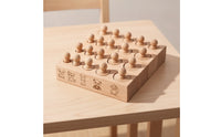 Wooden Sensory Matching Toy Educational Child-Centered Sorting Toy Open-Ended Shape Sorting Board for Kids, Home, Classroom, Preschool