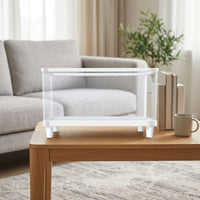 Transparent Hamster Cage Breeding Box Villa, Single Layer Clear Luxury Syrian Hamster Cage with Exercise Wheel and Water Bottle Accessory Set