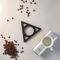 Lightweight Portable Espresso Machine Stand Compact Triangular Coffee Machine Holder Material Portable Espresso Brewer Stand 3D Printed for Camping