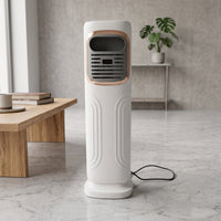 Multipurpose Column Air Cooler with Heater Floor-Standing Evaporative Air Cooler Portable Misting Fan with Heater Windowless for Homeowners