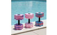 Foam Water Dumbbell Portable Aquatic Exercise Dumbbells Waterproof Pool Resistance Dumbbells for Kids