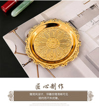 European-style Iron Art Jewelry Tray - Vintage Tea Cup Coaster and Key Holder