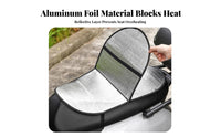 Sun Protection Anti-Scald Saddle Cushion Long-Lasting Motorcycle Sunshade Seat Cover Easy to Clean for Summer, Outdoor