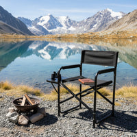 Folding Camping Chair with Side Table Portable Camping Chair Leisure Furniture
