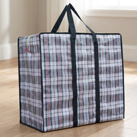 Waterproof Storage Bags and Laundry Bags, Large 70x70x30cm Cubic Film-Coated Polypropylene, Reusable Heavy-Duty Moving and Floor Storage Totes