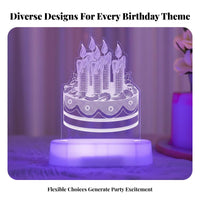 4 Pieces Illuminated Character Set Atmosphere Generator Illuminated Sign RGB Lighting Gathering Decoration for Party Planners, Romantic Partners
