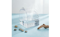 Easy to Clean Transparent Amphibian Soaking Container Thickened PC Material Anti Escape Lizard Tub Safe and Non