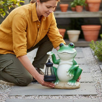 Automatic On/deactivate Elephant Solar Lantern Weather Resistant Elephant Statue with Lantern Waterproof for Patio, Lawn