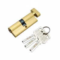 Long-Lasting Brass Lock Cylinder Effortless Turning 70 Mm Lock Core Heavy Duty Home Security Hardware for Bedroom