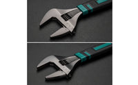 Adjustable Wrench Thickened Adjustable Spanner Wrench with Hanging Hole Wide-Opening Tool Heavy-Duty for DIYers, Workshop